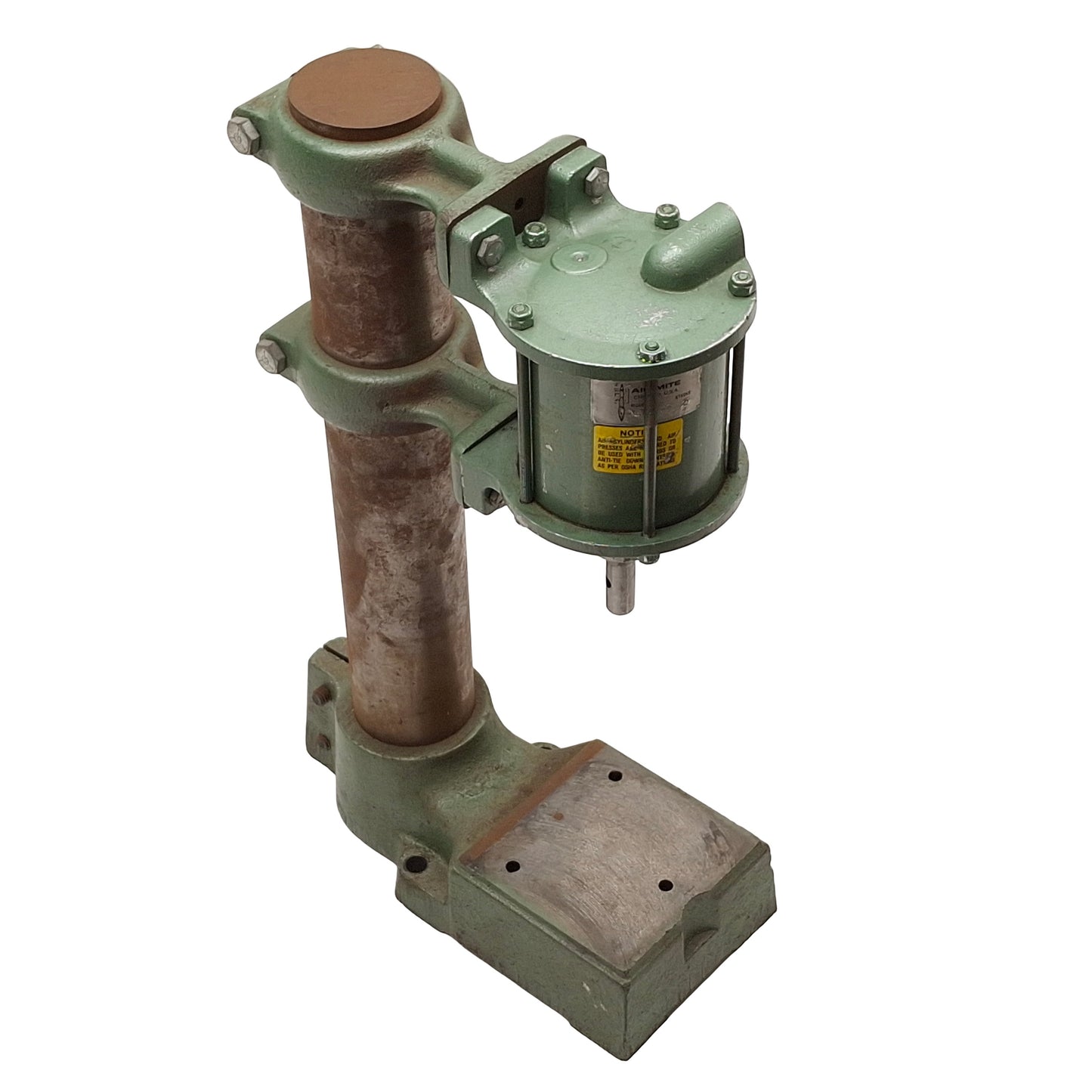 Used Air-Mite DAP300 2 Pneumatic Press, 2in Stroke, 3in Bore, 120psi Max, 1/4in NPT