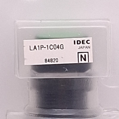 New Idec LA1P-1C04G Indicator Pilot Lamp Switch, Green, 24VAC/VDC, ø16mm