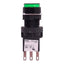 New Idec LA1P-1C04G Indicator Pilot Lamp Switch, Green, 24VAC/VDC, ø16mm