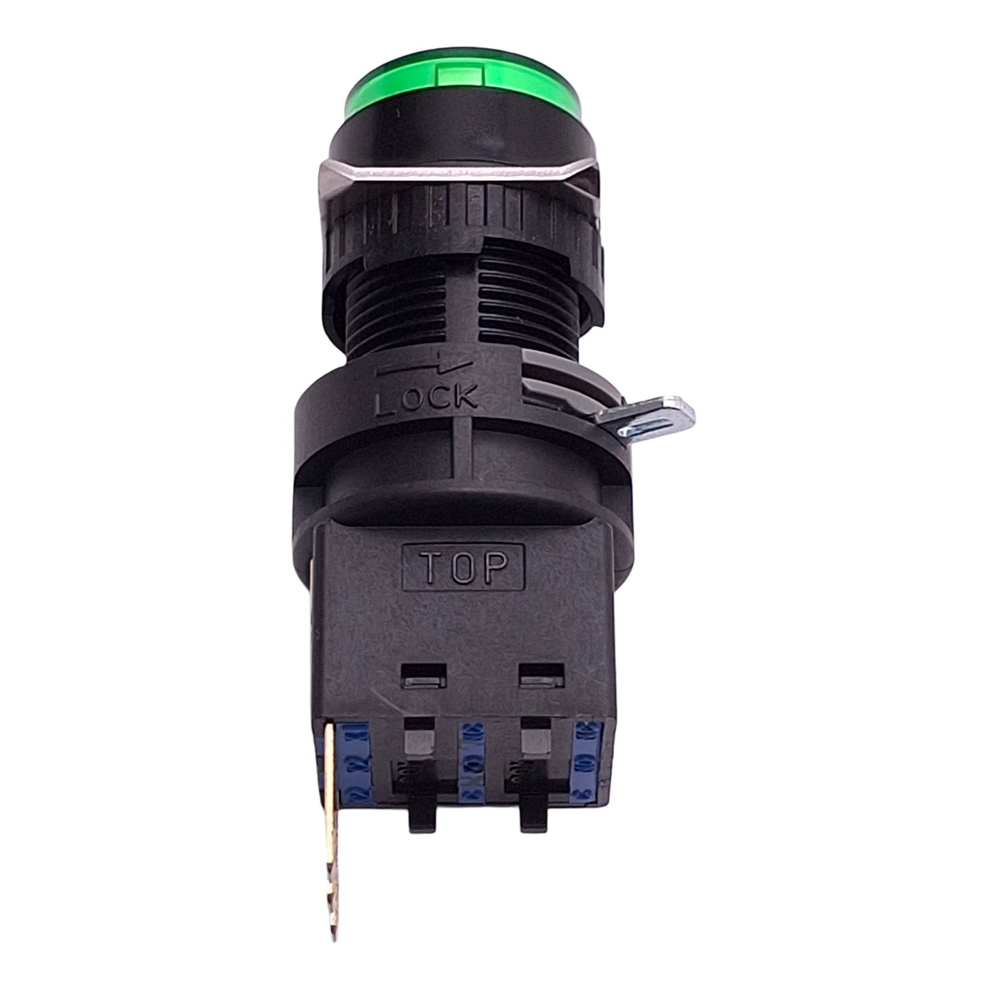 New Idec LA1P-1C04G Indicator Pilot Lamp Switch, Green, 24VAC/VDC, ø16mm