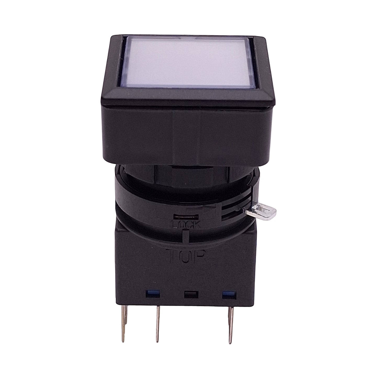 New Idec LW7L-A1C24W White Illuminated Maintained Pushbutton 25mm, SPDT 125VAC/30VDC