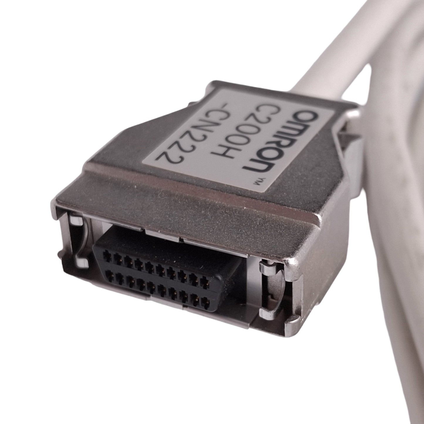 Used Omron C200H-CN222 Cable for C200H Programming Console, 20-Pin Female, 2m Length