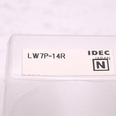 New Lot of 2 Idec LW7P-14R Indicator Pilot Lamp Switch, Red, 24VAC/VDC, 25mm