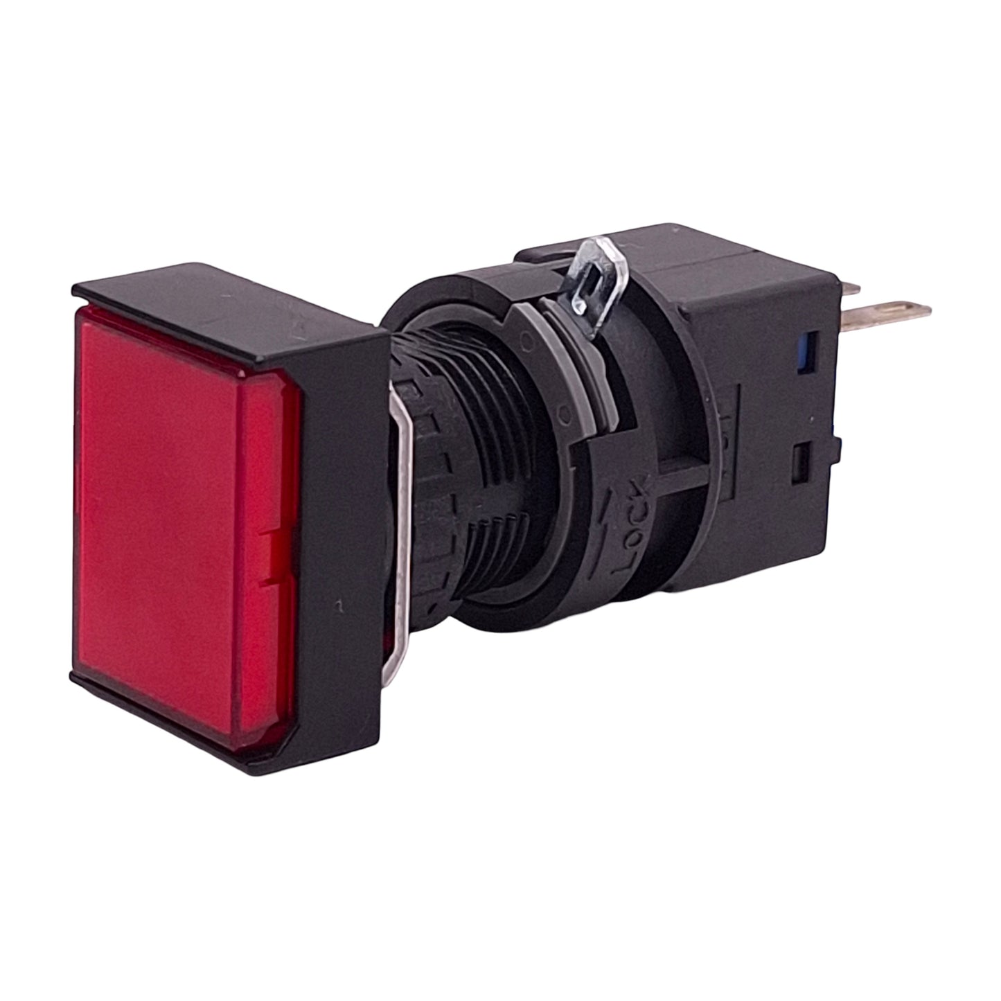 New Idec LA3B-M1C1LR Red Momentary Pushbutton, 25mm, SPDT, 125VAC/30VDC 0.1A