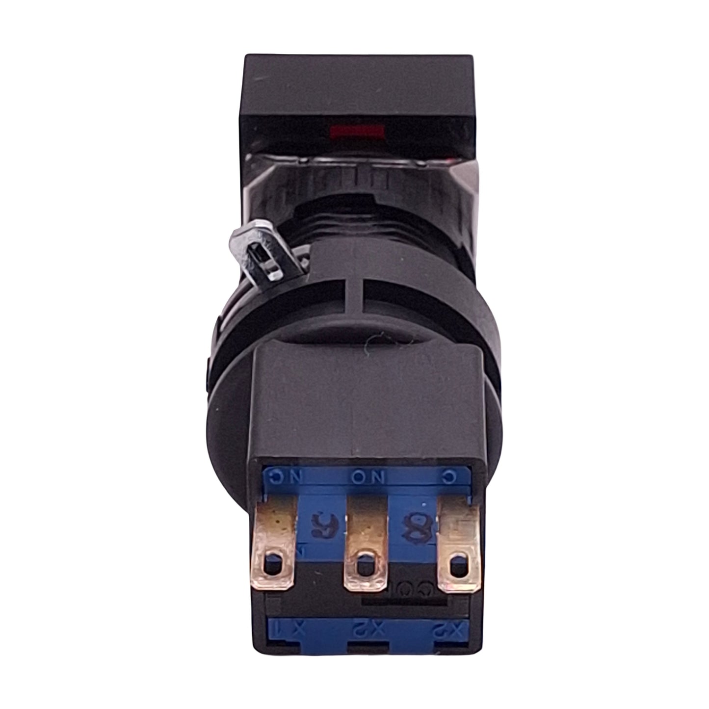 New Idec LA3B-M1C1LR Red Momentary Pushbutton, 25mm, SPDT, 125VAC/30VDC 0.1A