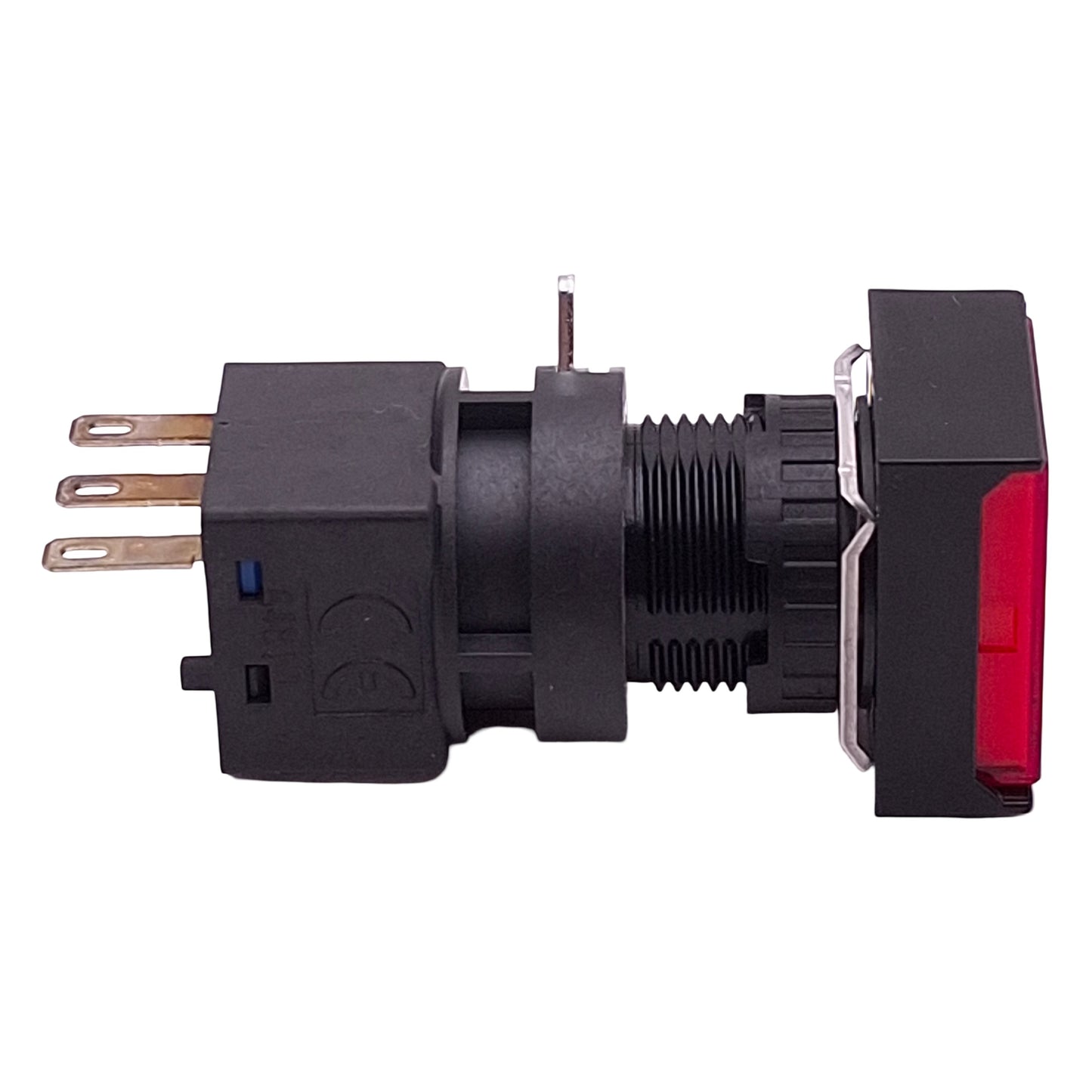 New Idec LA3B-M1C1LR Red Momentary Pushbutton, 25mm, SPDT, 125VAC/30VDC 0.1A