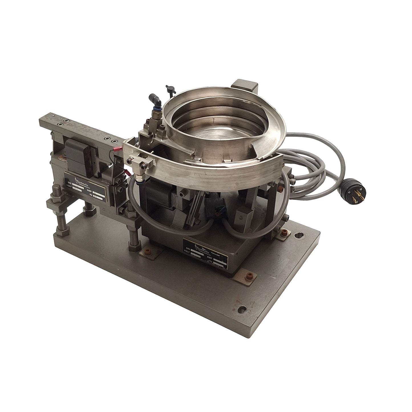 Used Pinnacle Feeding Systems Vibratory Bowl Feeder 120VAC, ø6in Bowl w/ Base