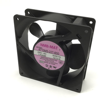New – Open box NMB 4715MS-22T-B50 Ball Bearing Axial Cooling Fan 119x38mm, 102CFM, 220VAC 14W