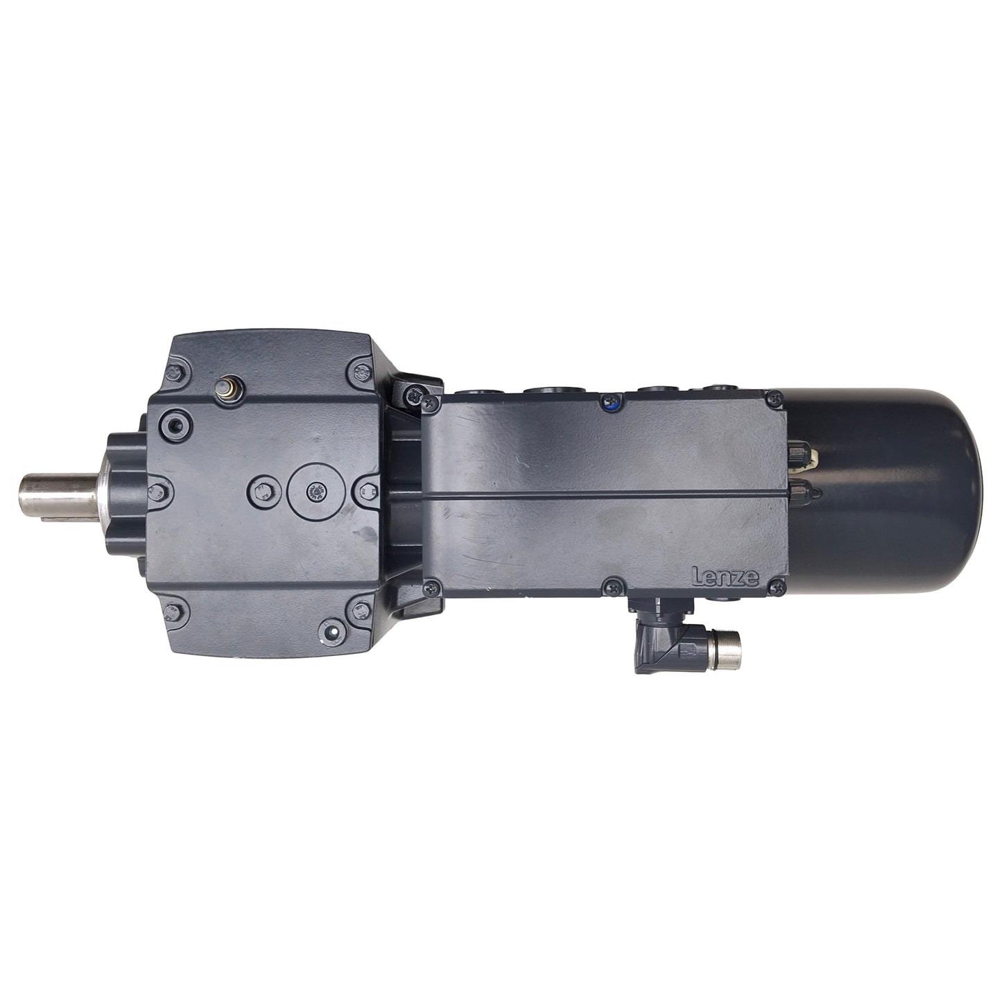 Used Lenze M550-H71/M4 G500-H450 Gearmotor, 223.833:1, 0.37kW 3Ø 460VAC, ø30mm Shaft