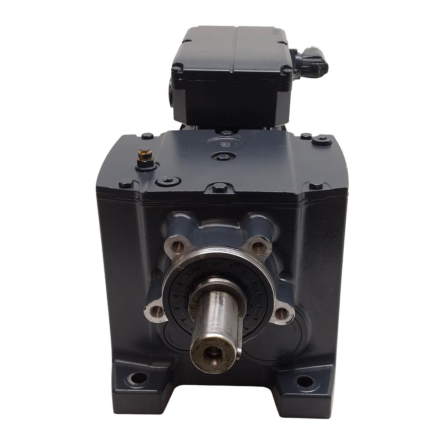 Used Lenze M550-H71/M4 G500-H450 Gearmotor, 223.833:1, 0.37kW 3Ø 460VAC, ø30mm Shaft