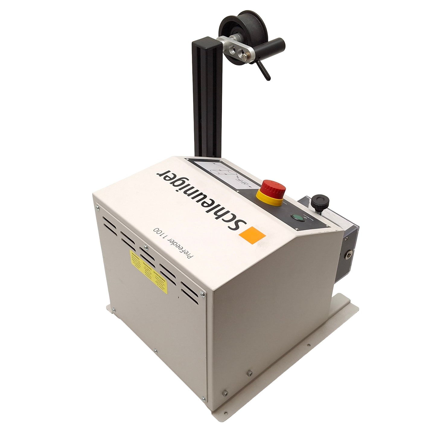 Used Schleuniger 1100 PreFeeder ø6mm Material, 457x419x500mm, 100/120/220/240VAC