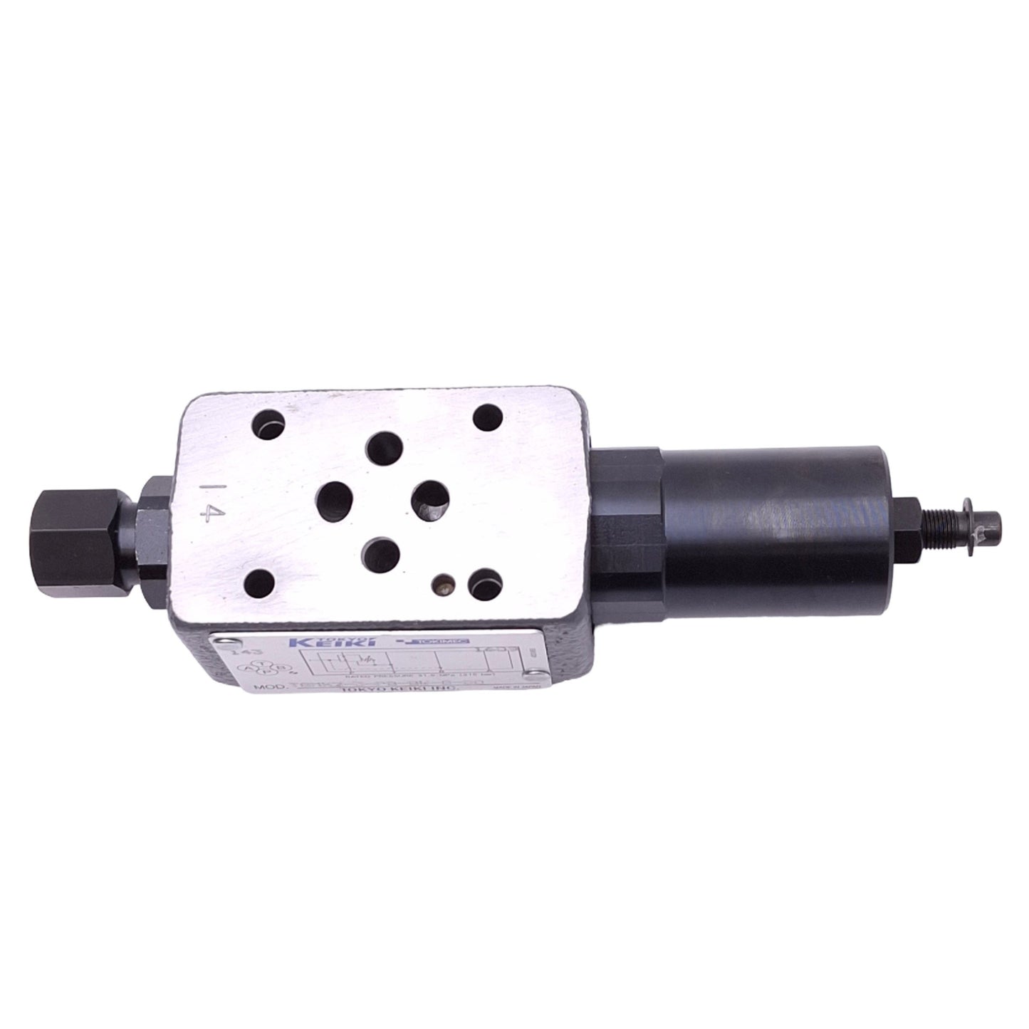 Used Tokyo Keiki TGMX2-3-PB-BW-G-50 Hydraulic Pressure Reducing Valve, 31.5MPa Max