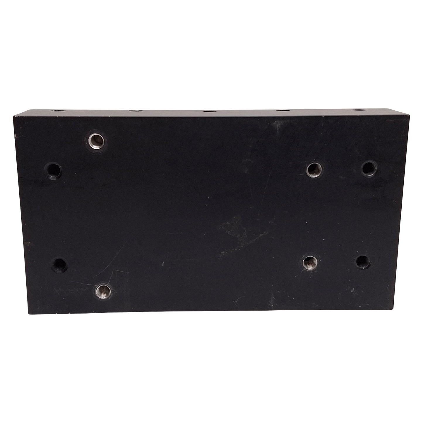 Used Del-Tron RS3-3 Crossed Roller Slide 3in Travel 440lbs Load, 5in x 2.62in *Holes*