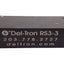 Used Del-Tron RS3-3 Crossed Roller Slide 3in Travel 440lbs Load, 5in x 2.62in *Holes*