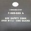 Used Minitul 7-320-020A Non-Reinforced Rubber Abrasive Blade, ø7in, 22mm Arbor