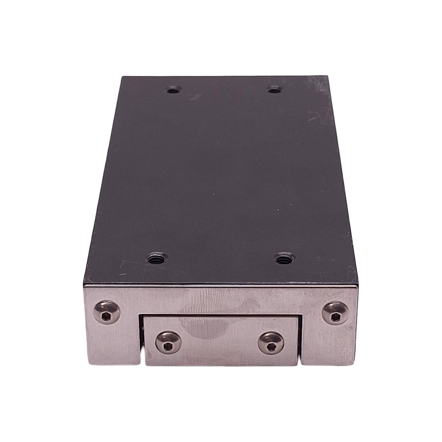 Used Del-Tron RS3-3SS Crossed Roller Slide, 3in Travel, 5in x 2.62in x 1in, 340 lbs