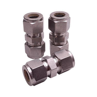 New Lot of 3 SSP ISSD8U Duolok Union Fitting, ø1/2in Tube x ø1/2in Tube, SS