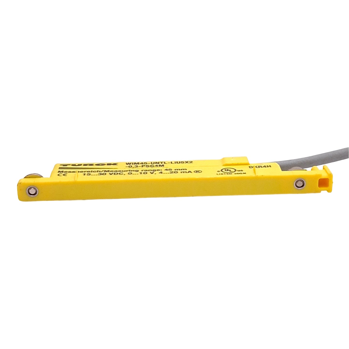 Used Turck WiM45-UNTL-LiU5X2-0.3-PSG4M Linear Position Sensor, 15-30VDC, M8 4-Pin