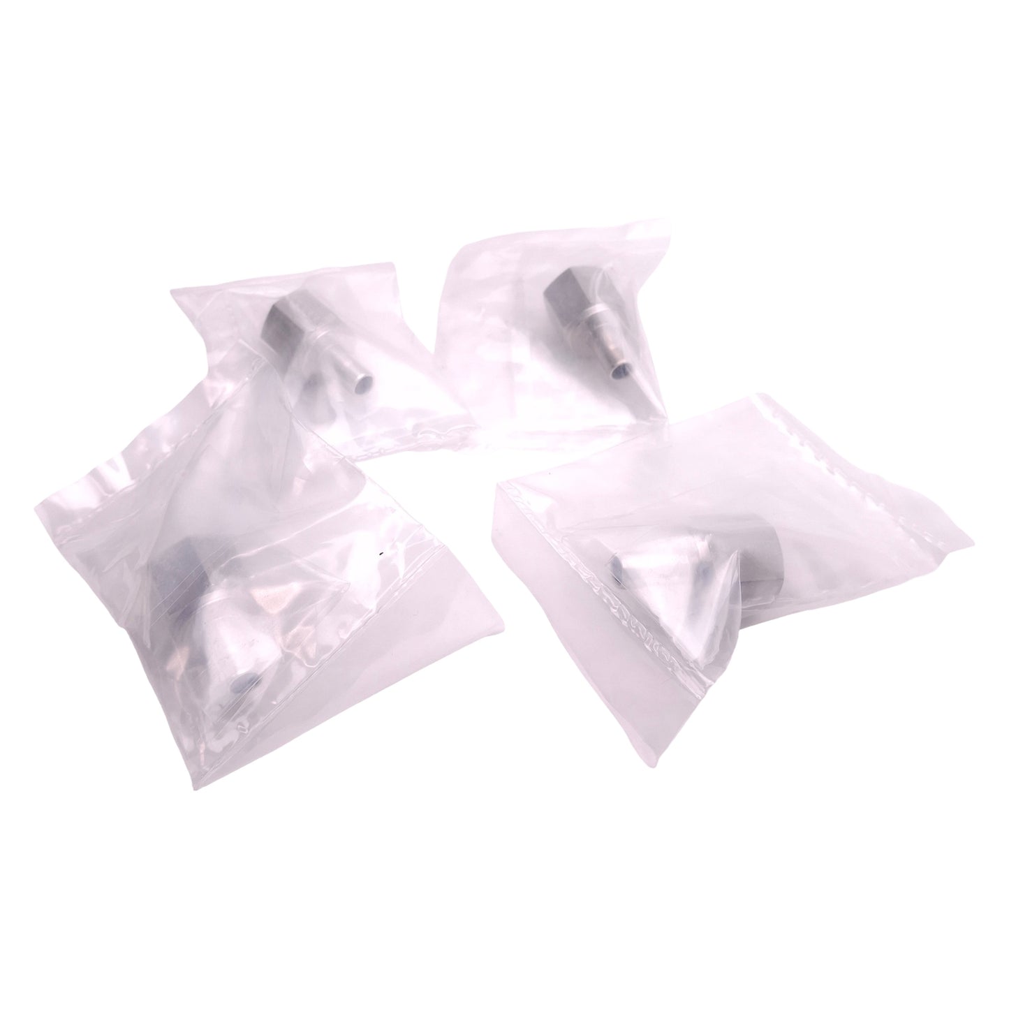 New Lot of 4 SSP ISSD6FA6 Duolok Adapter, ø3/8in Tube Stub x 3/8in Female NPT , SS