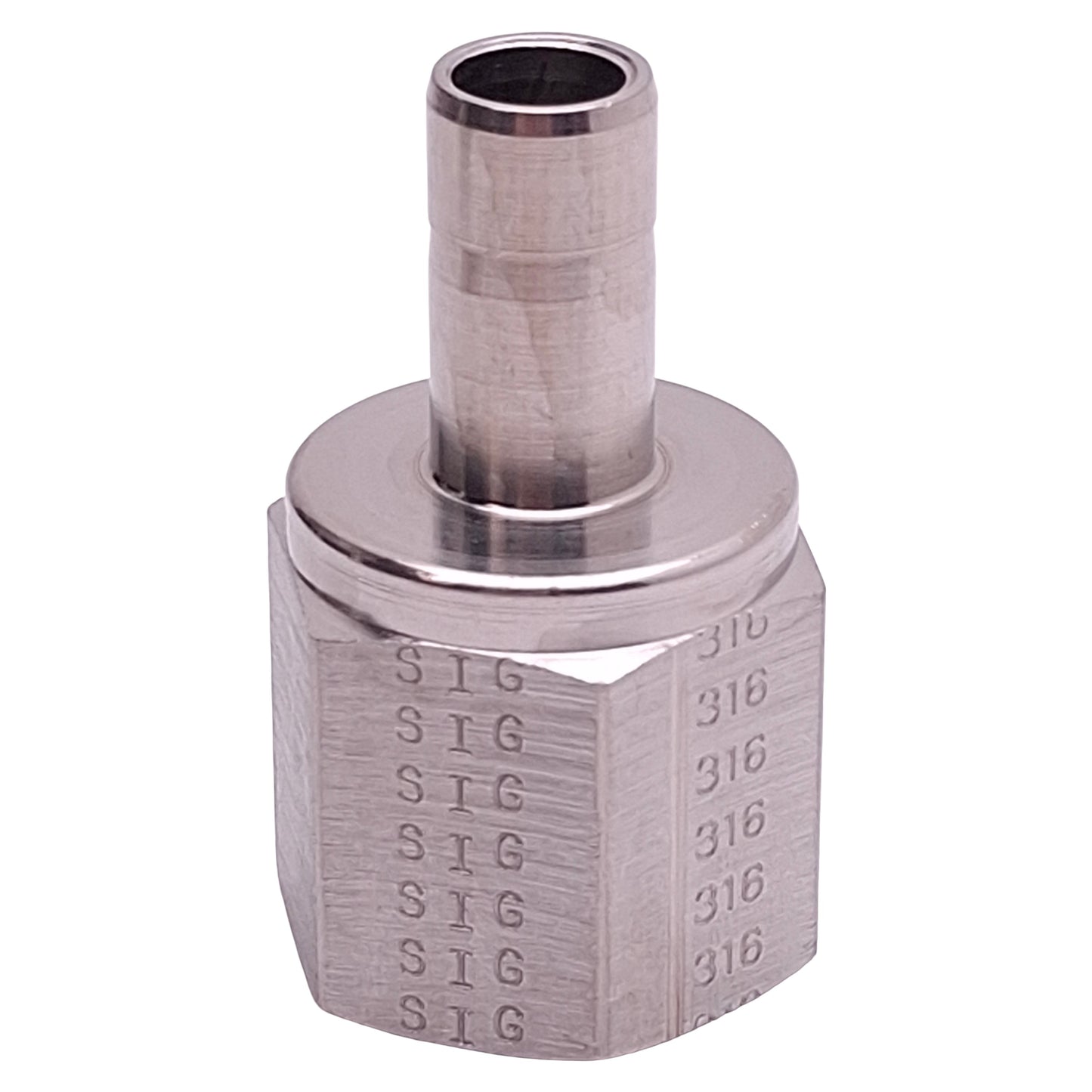 New Lot of 4 SSP ISSD6FA6 Duolok Adapter, ø3/8in Tube Stub x 3/8in Female NPT , SS