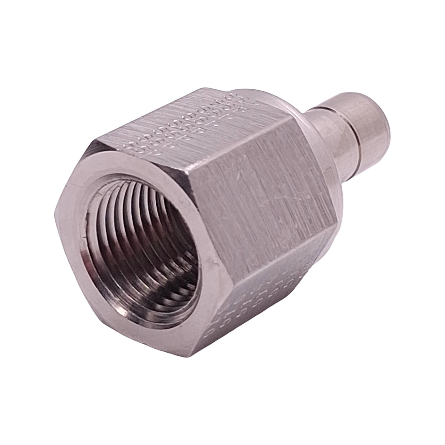 New Lot of 4 SSP ISSD6FA6 Duolok Adapter, ø3/8in Tube Stub x 3/8in Female NPT , SS