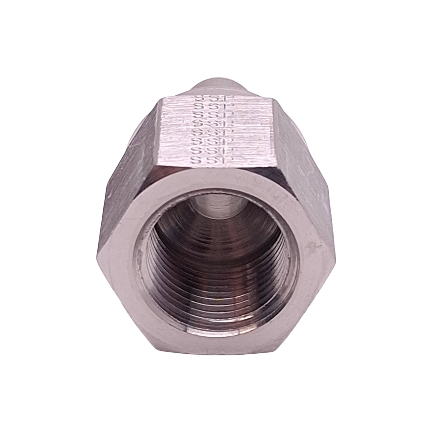 New Lot of 4 SSP ISSD6FA6 Duolok Adapter, ø3/8in Tube Stub x 3/8in Female NPT , SS