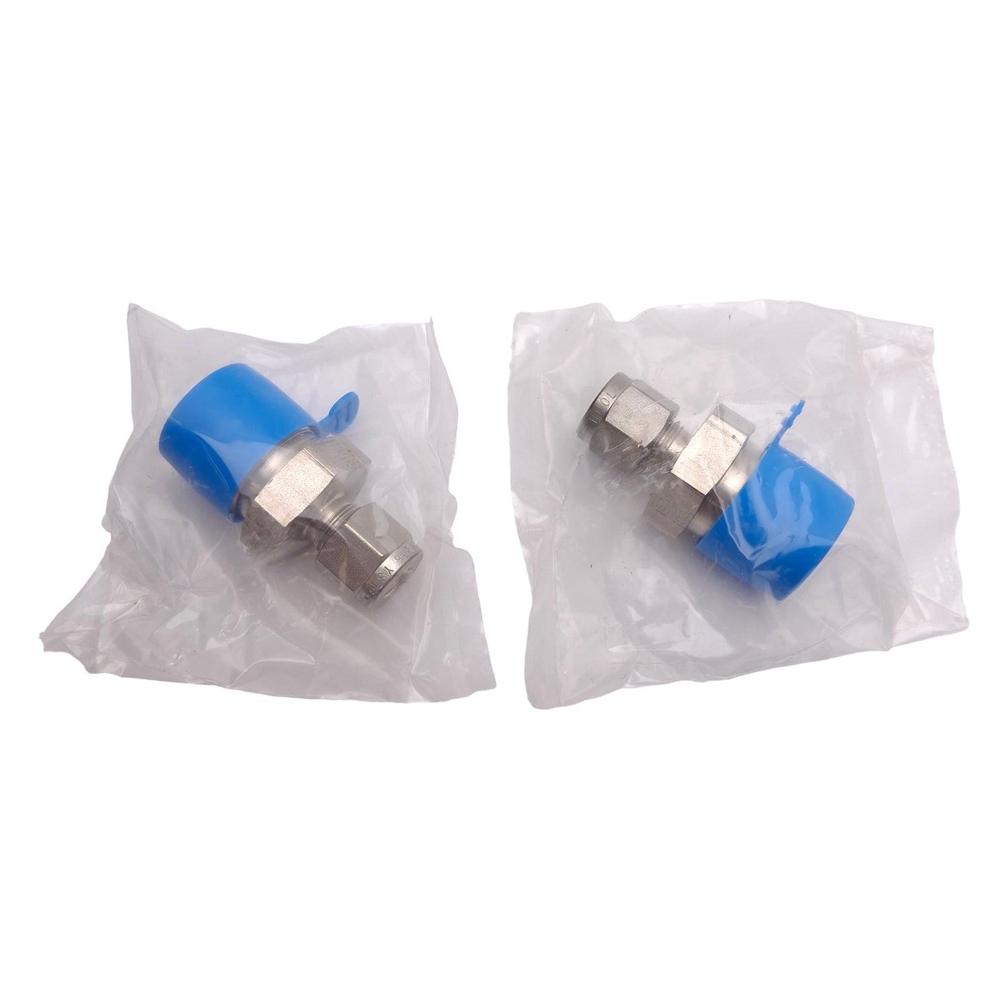 New Lot of 2 SSP ISSD4MC8 Duolok Male Connector, 316SS, ø1/4in OD Tube, 1/2in NPT