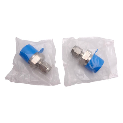 New Lot of 2 SSP ISSD4MC8 Duolok Male Connector, 316SS, ø1/4in OD Tube, 1/2in NPT