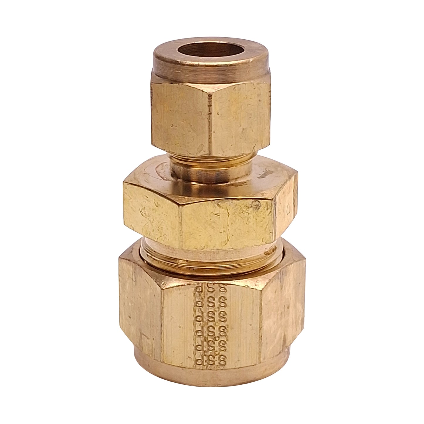 New Lot of 2 SSP IBD10RU6 Duolok Reducing Union Fitting, ø5/8in Tube x ø3/8in Tube