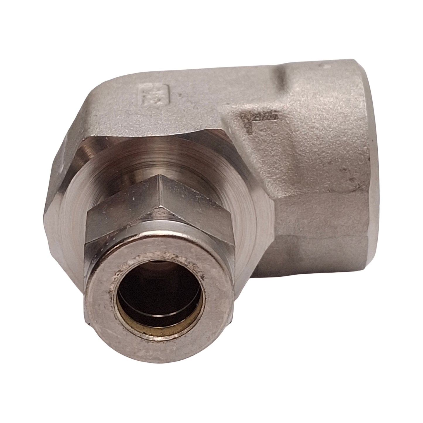 New Lot of 2 SSP ISSD6FE8 Duolok 90° Female Elbow, 316SS, ø3/8in OD Tube, 1/2in NPT