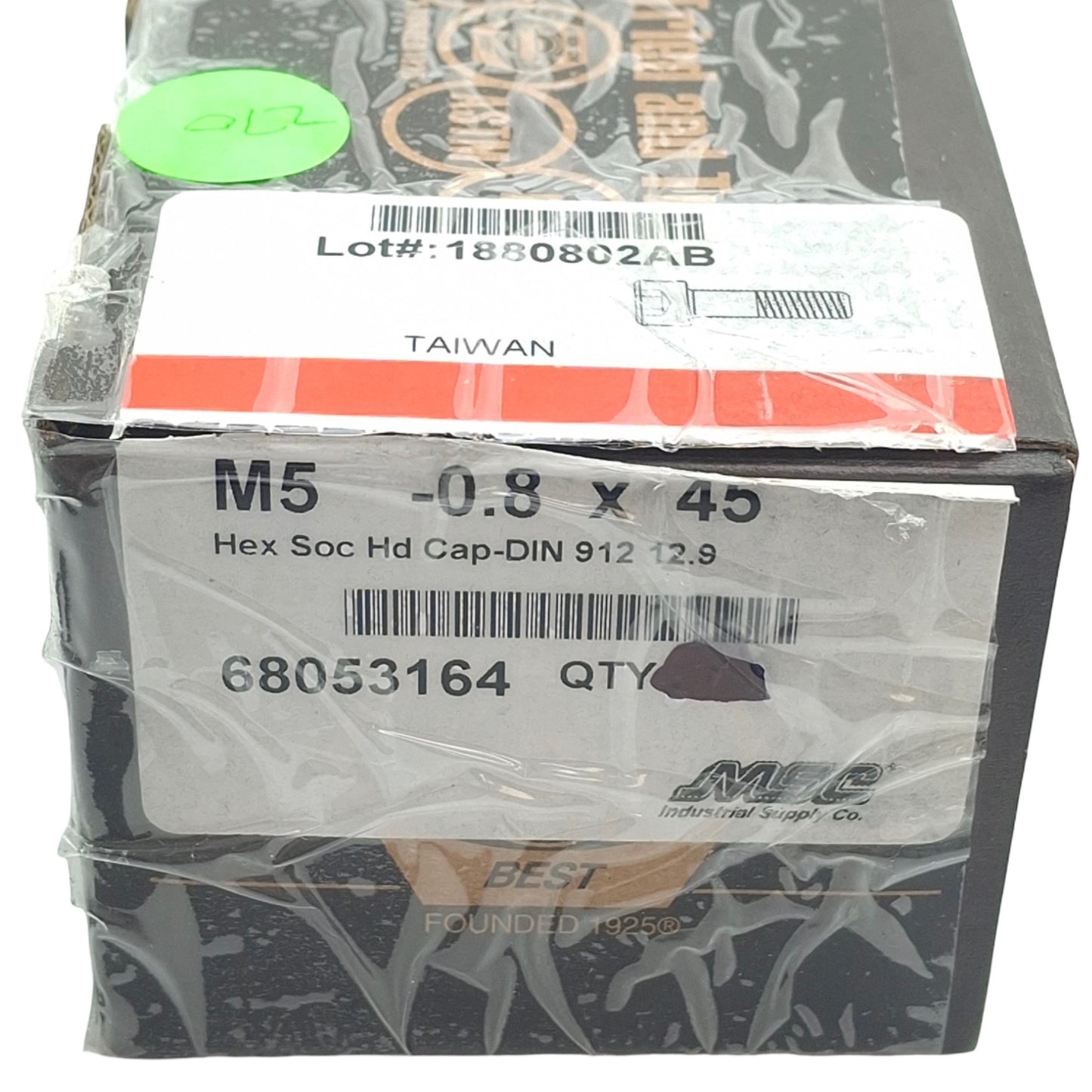 New Lot of 190 Brighton Best 68053164 Socket Head Capped Screws SHCS, M5-0.8x 45mm