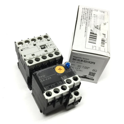 New Fuji SK12LW-E01K2P8 Magnetic Switch, 3-Pole+1NC, 2.8-4.2A Overload Relay, 24VDC