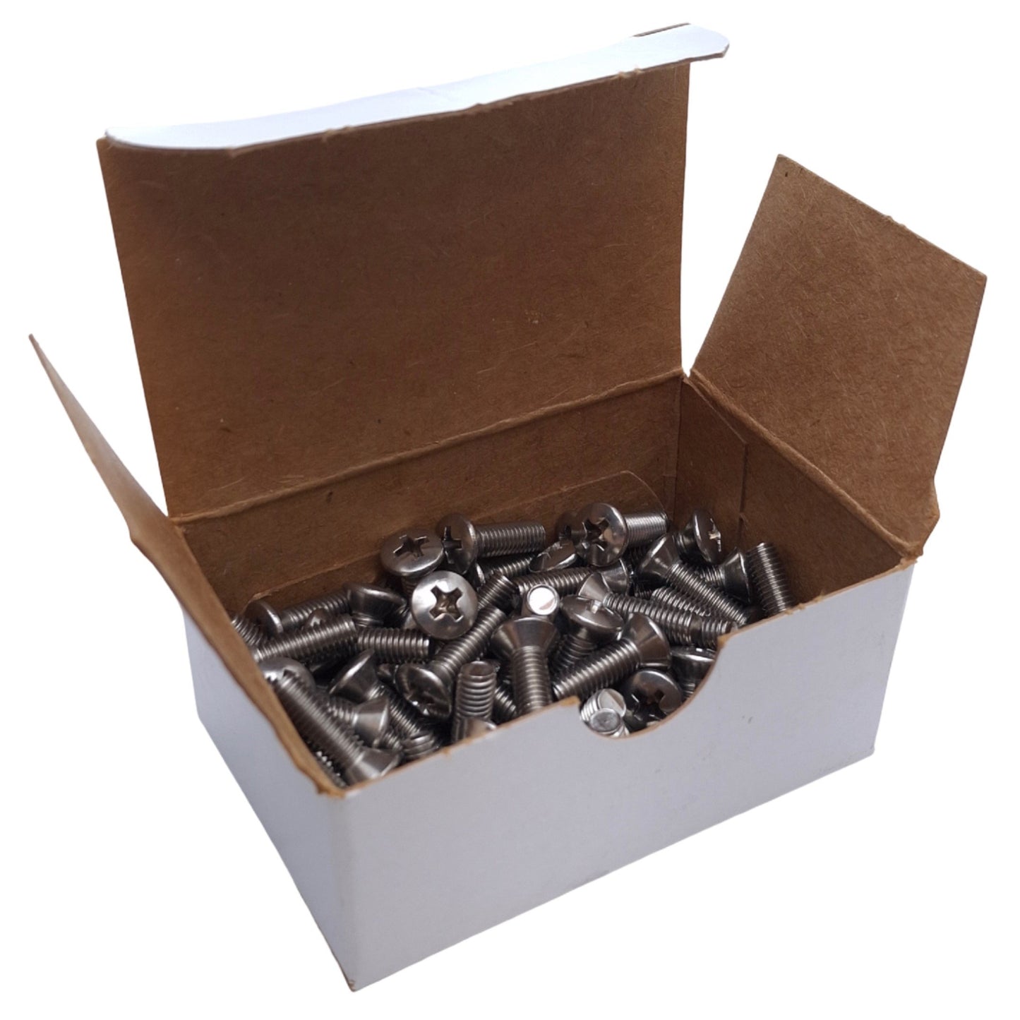 New Lot of 100 10/32 NF X 5/8 Phillips Oval Machine Screw #10-32 Thread, 5/8in