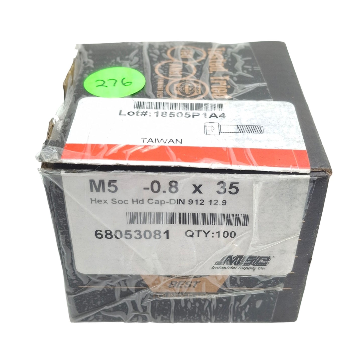 New Lot of 400 Brighton Best 68053081 Socket Head Capped Screw SHCS, M5-0.8 x 35mm
