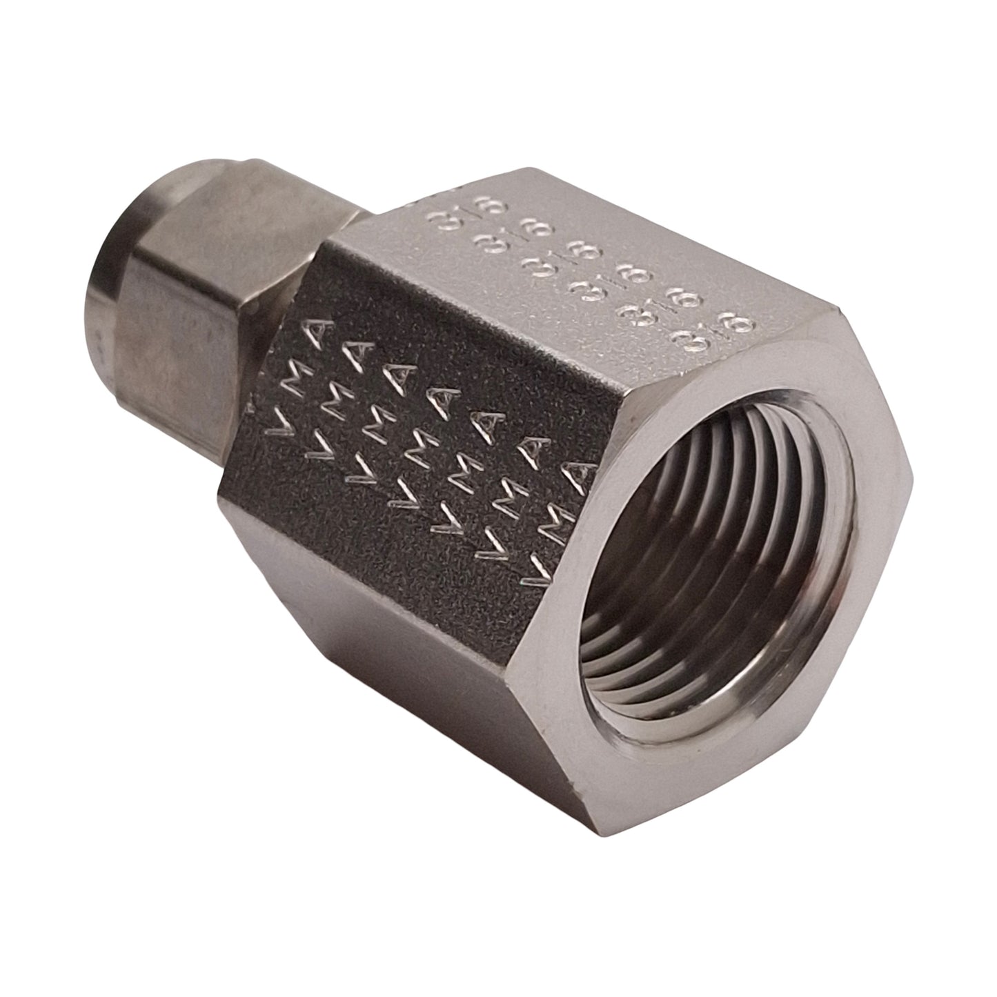 New Lot of 5 SSP ISSD4FC6 Duolok Female Connector, ø1/4in Tube Ferrule, 3/8in NPT