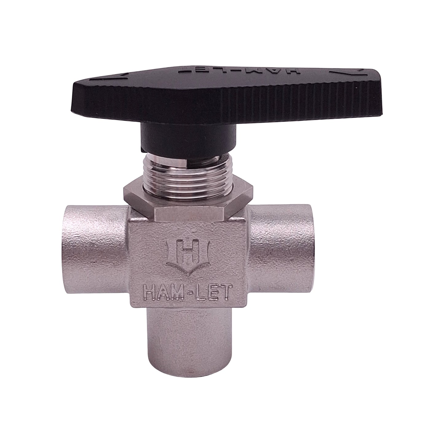 New Ham-Let H-810M-SS-N-1/4-T Ball Valve, 1/4in x 1/4in x 1/4in Female NPT, 3000psig