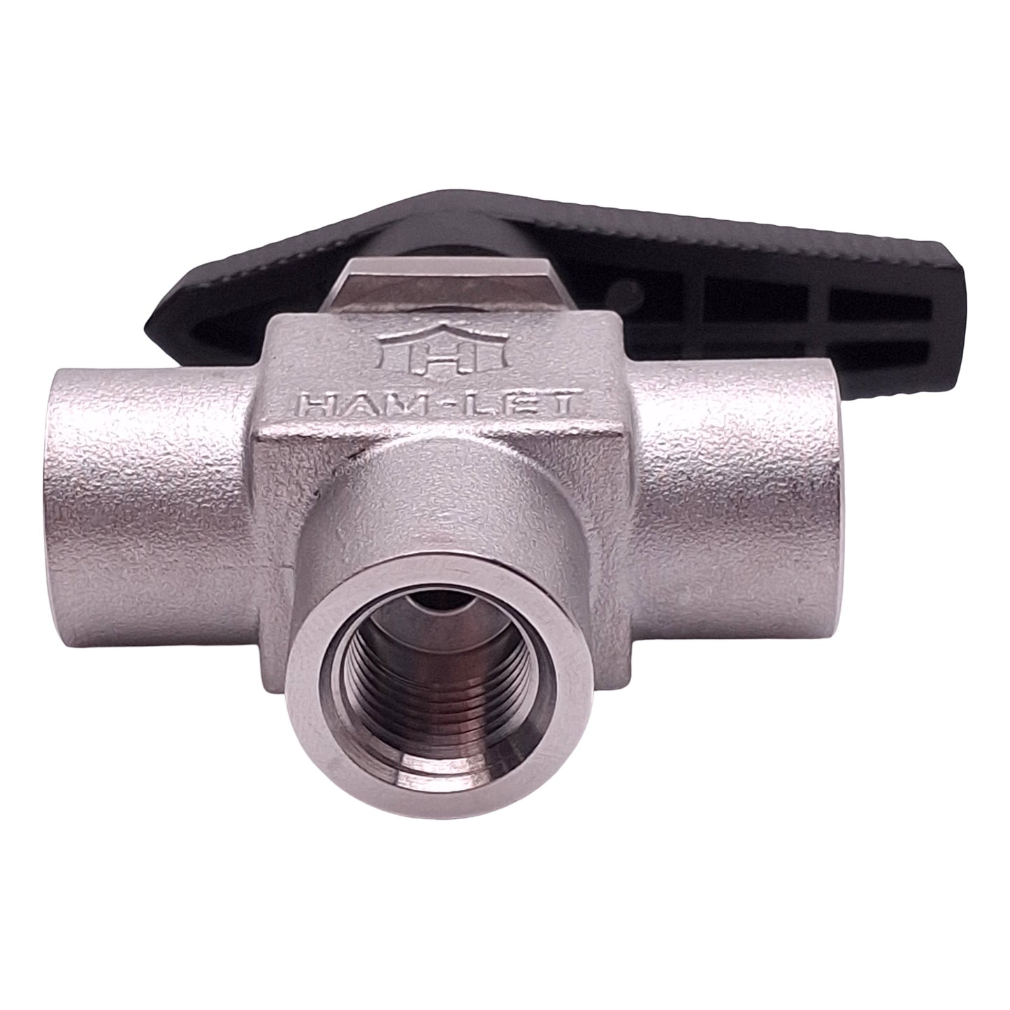 New Ham-Let H-810M-SS-N-1/4-T Ball Valve, 1/4in x 1/4in x 1/4in Female NPT, 3000psig