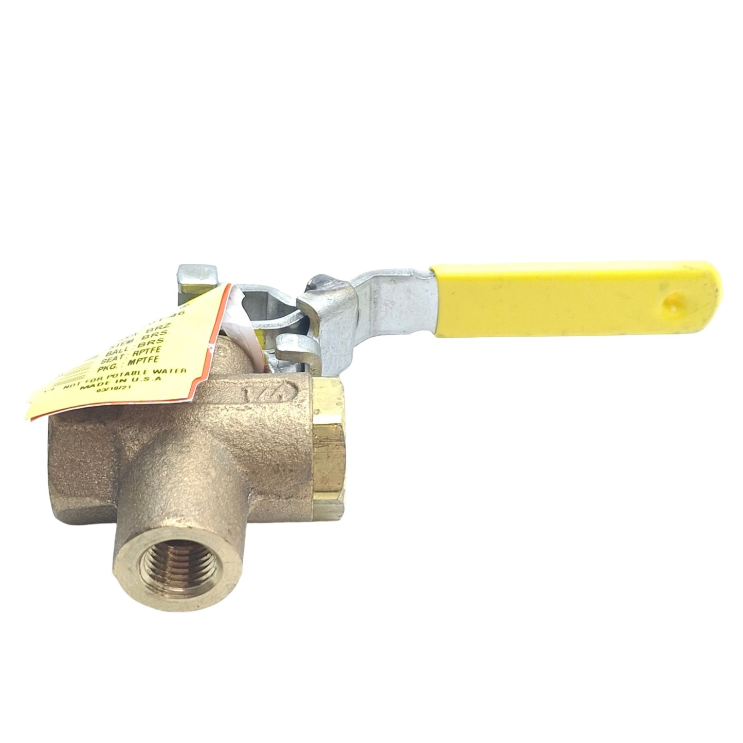 New Lot of 3 Apollo 7K-101-46 Ball Valves 1/4in NPT, 125psi Max, Two Piece w/ Drain