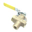 New Lot of 3 Apollo 7K-101-46 Ball Valves 1/4in NPT, 125psi Max, Two Piece w/ Drain
