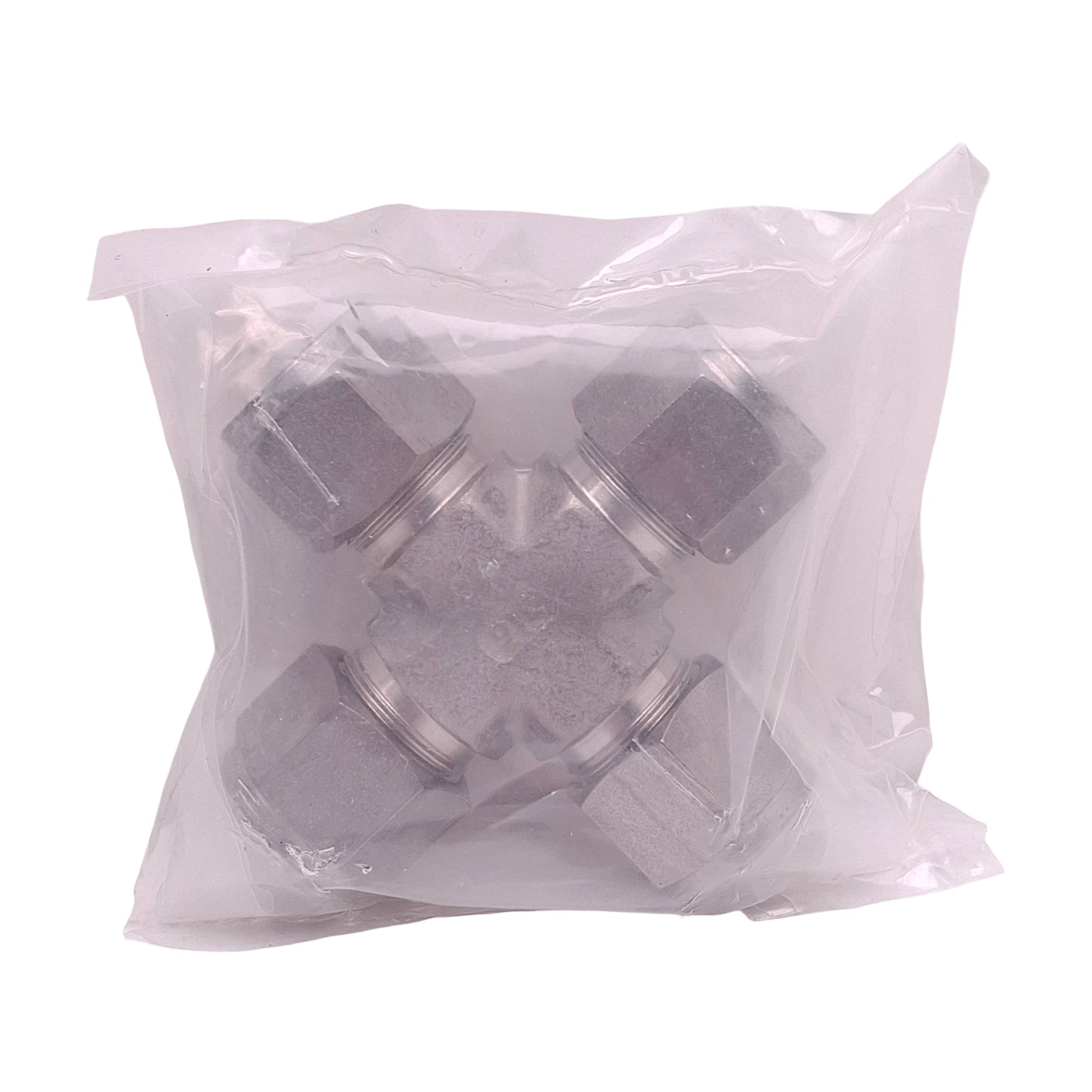 New SSP ISSD8UCS Duolok Union Cross Fitting, 4-Way ø1/2in Tube, 316 Stainless Steel