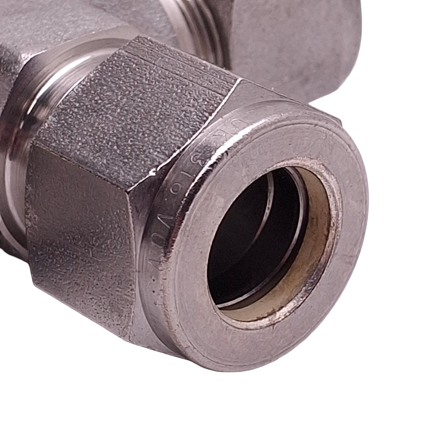 New SSP ISSD8UCS Duolok Union Cross Fitting, 4-Way ø1/2in Tube, 316 Stainless Steel