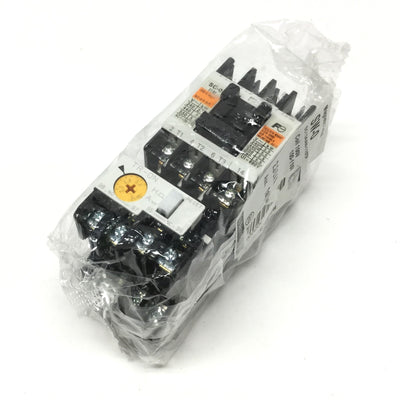 New Fuji SW-0 Magnetic Switch Starter, 3-Pole+1NO, 2.2-3.4A Overload Relay, 100VAC