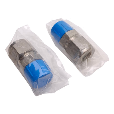 New Lot of 2 SSP ISSD8ANU8 Duolok Male AN Union, ø1/2in OD Tube, 1/2in AN Flare