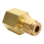 New Lot of 5 SSP IBD4FC6 Duolok Brass Female Connector, ø1/4in OD Tube, 3/8in NPT