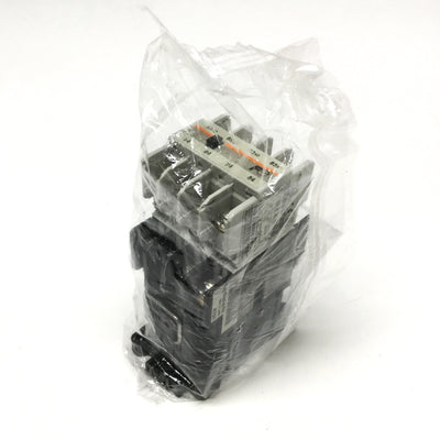 New Fuji SH-4 Industrial Relay Contactor, 8NO, 10A 600VAC Rating, 200VAC Coil