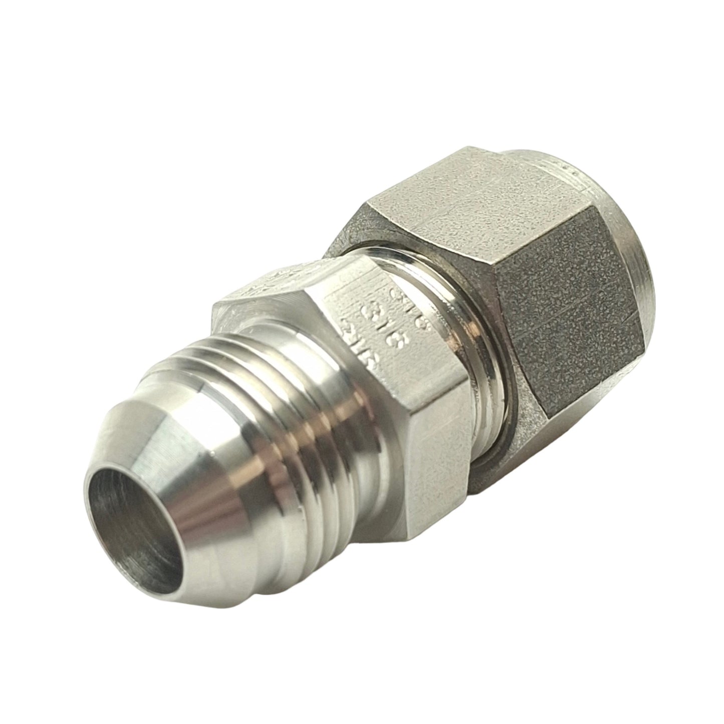 New – Open box SSP ISSG8ANU8 Griplok to Flare Union, 1/2in OD Tube to 1/2in Male SAE 37° Flare