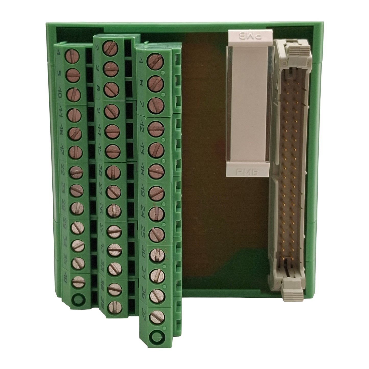 Used Phoenix Contact 2281584 FLKMS 40 Terminal Block Breakout Board, 40-Pin IDC