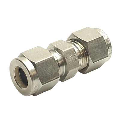 New – Open box SSP ISSDG6U DuoLock Pneumatic Union 3/8in OD Tube To 3/8 OD Tube Stainless Steel