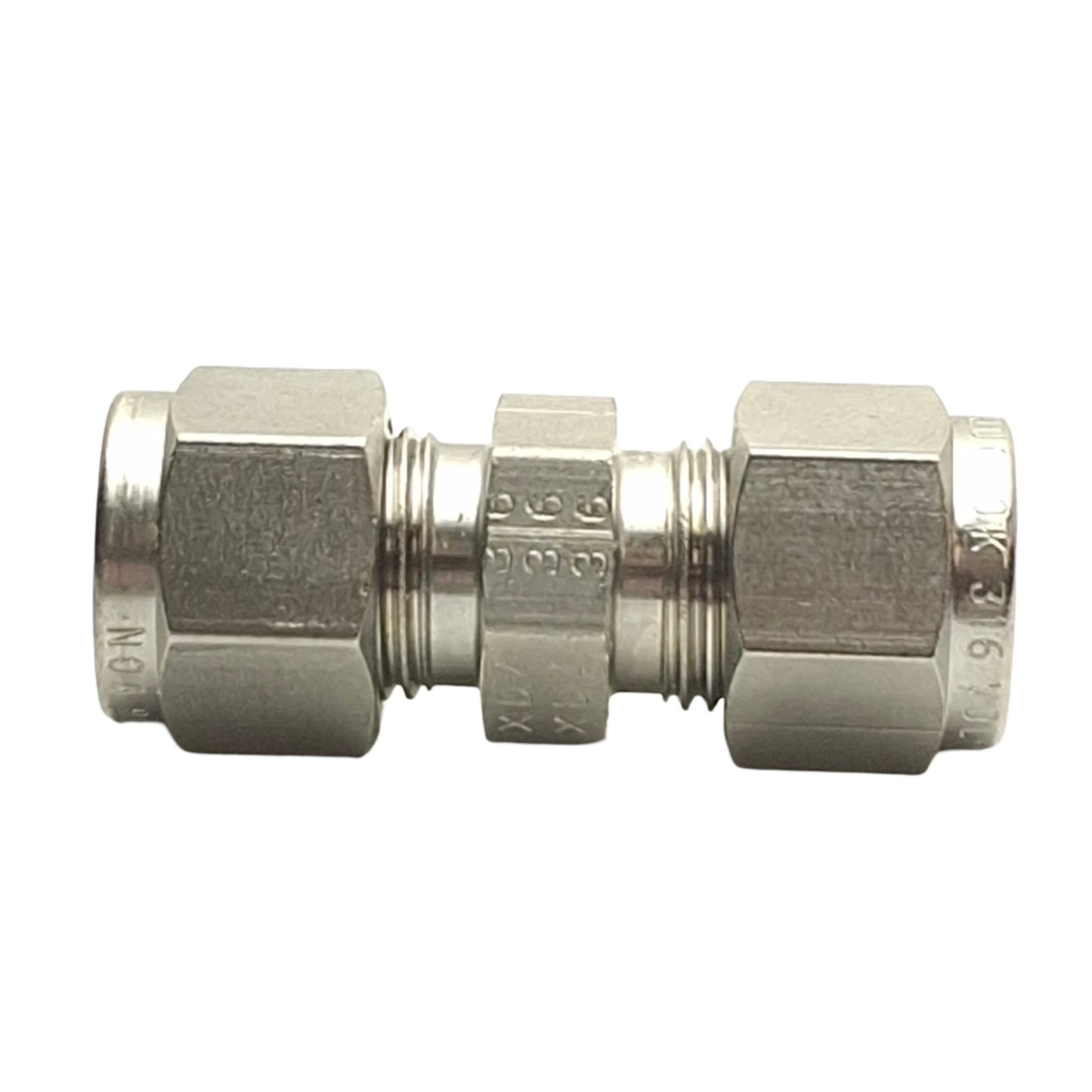New – Open box SSP ISSDG6U DuoLock Pneumatic Union 3/8in OD Tube To 3/8 OD Tube Stainless Steel