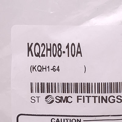 New Lot of 8 SMC KQ2H08-10A One-Touch Fitting, ø10mm Tube x ø8mm Tube, 1MPa